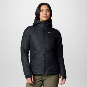 Columbia Women's Black Women's Heavenly™ Hooded Puffer Jacket